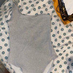 Silver Sparkly bodysuit